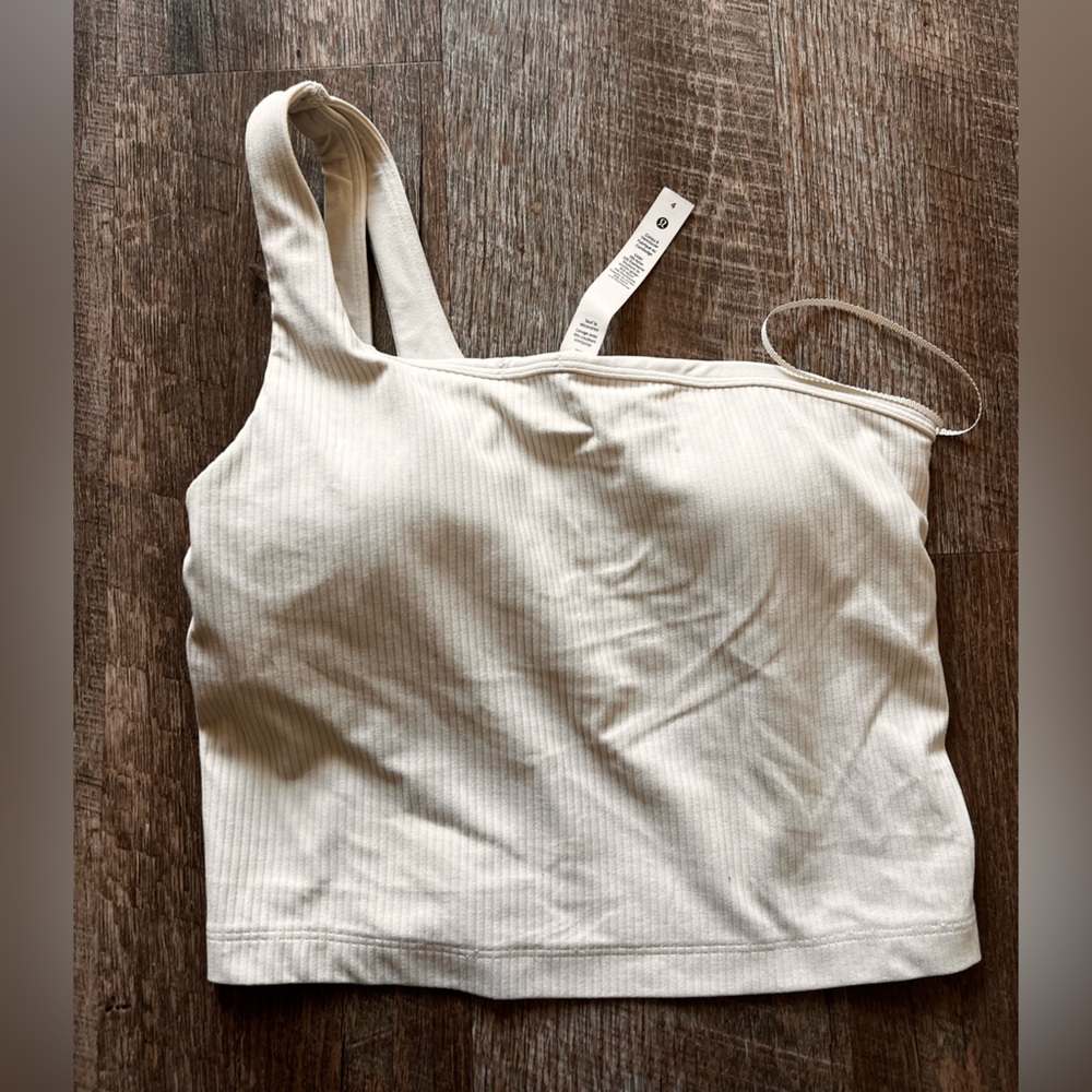 lululemon athletica Cream Crop Top